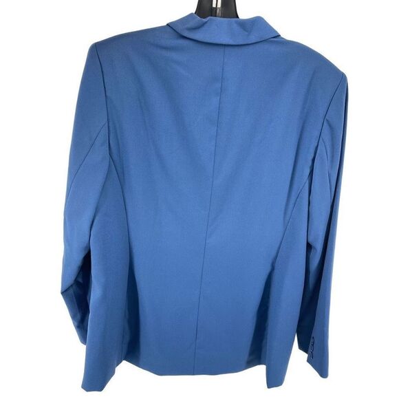 Pendleton Womens Blazer Jacket Coat 3 Button 100% Virgin Wool Blue Size 10 - Picture 9 of 10